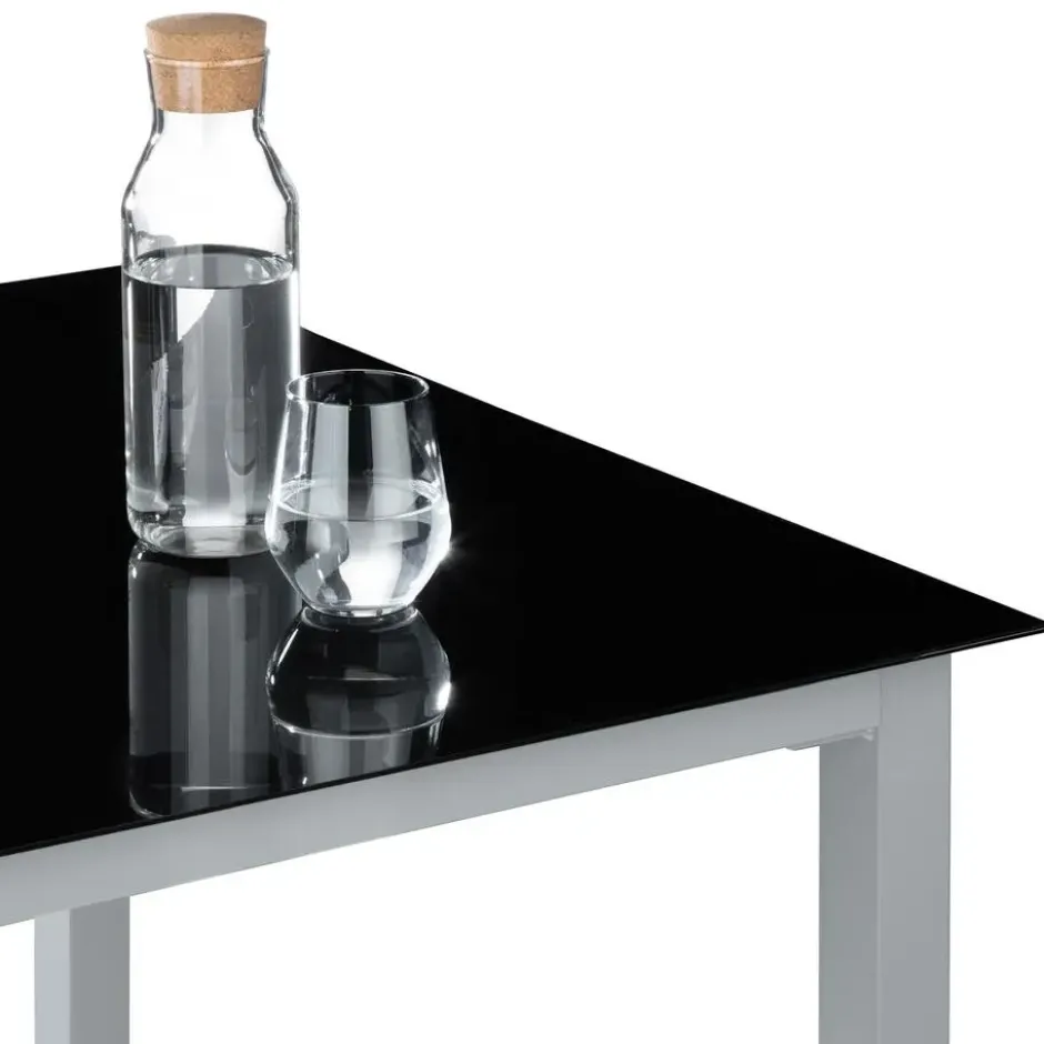 tectake Aluminium tuinset 4+1 - Zilver