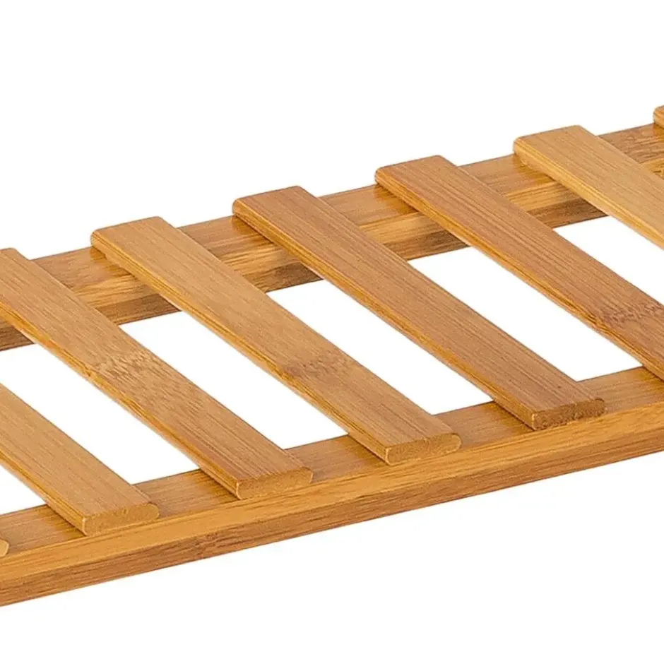 tectake Badkamerrek van bamboe 60x15x54,5cm, Bruin