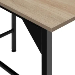 tectake Bartafel Kerry 120x40x100,5cm, Industrieel Licht Hout, Eiken Sonoma