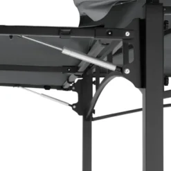 tectake BBQ Paviljoen - Waterdicht - Dubbel Dak - 316x150x250cm - Antraciet
