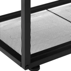 tectake Bijzettafel Halifax 60,5x35,5x60,5cm, Industrieel Hout Donker, Rustiek