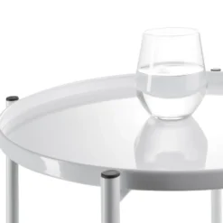 tectake Bijzettafel Oxford 45,5x45,5x53cm, Wit