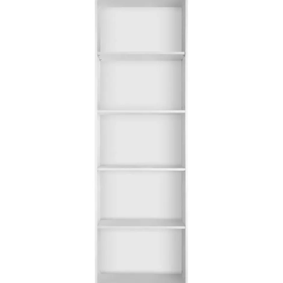 tectake Boekenrek Lexi 5 vakken 60x30x190cm, Wit