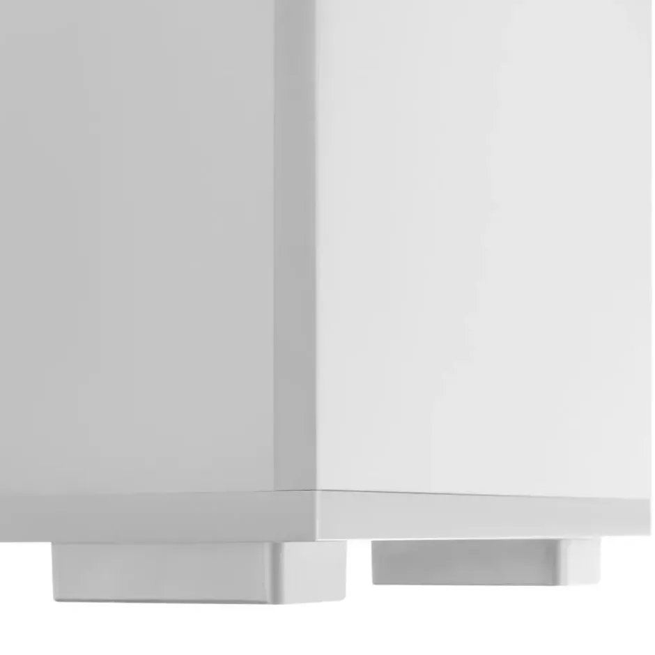 tectake Boekenrek Lexi 5 vakken 60x30x190cm, Wit