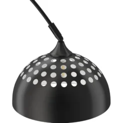 tectake Booglamp Arcus, staal, retro-stijl, 60W, Zwart