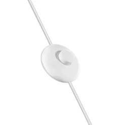 tectake Booglamp Arcus, staal, retro-stijl, 60W, Mat Nikkel