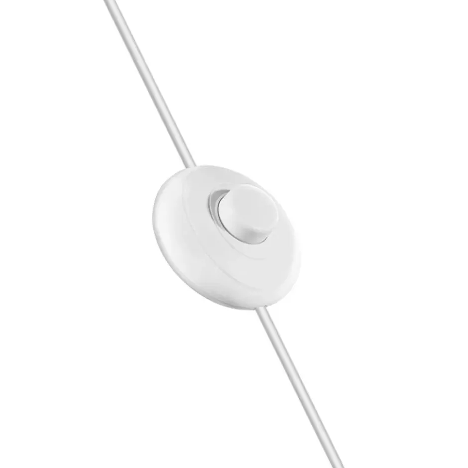 tectake Booglamp Arcus, staal, retro-stijl, 60W, Mat Nikkel
