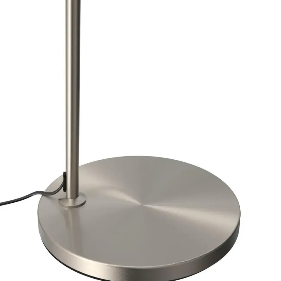 tectake Booglamp Arcus, staal, retro-stijl, 60W, Mat Nikkel