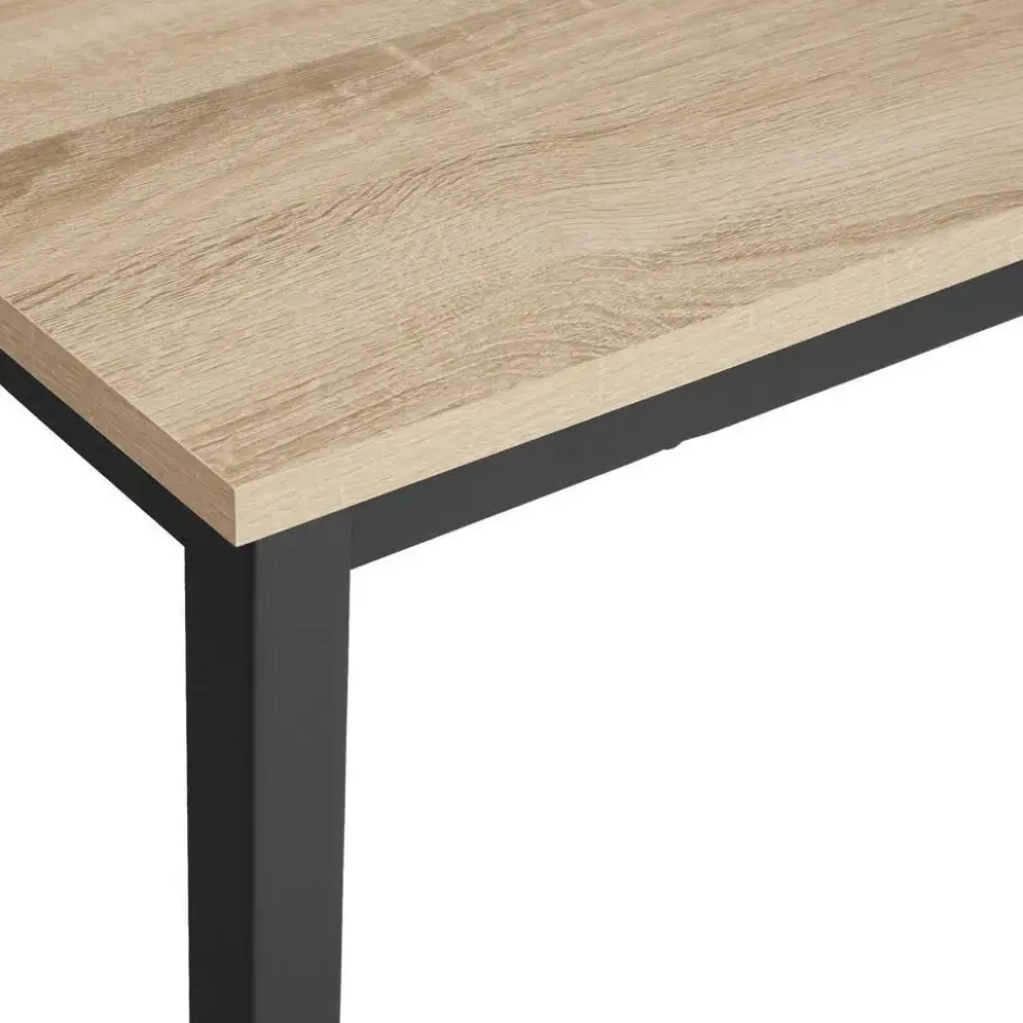 tectake Bureau Flint, Industrieel Licht Hout, Eiken Sonoma