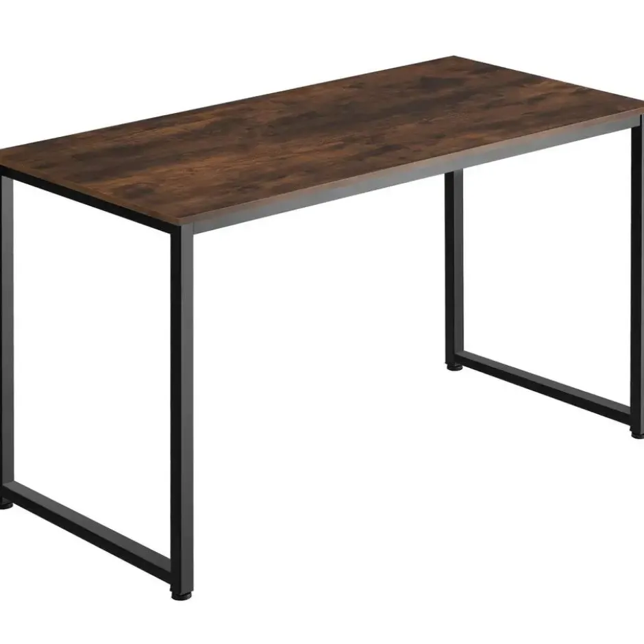tectake Bureau Flint, Industrieel Hout Donker, Rustiek
