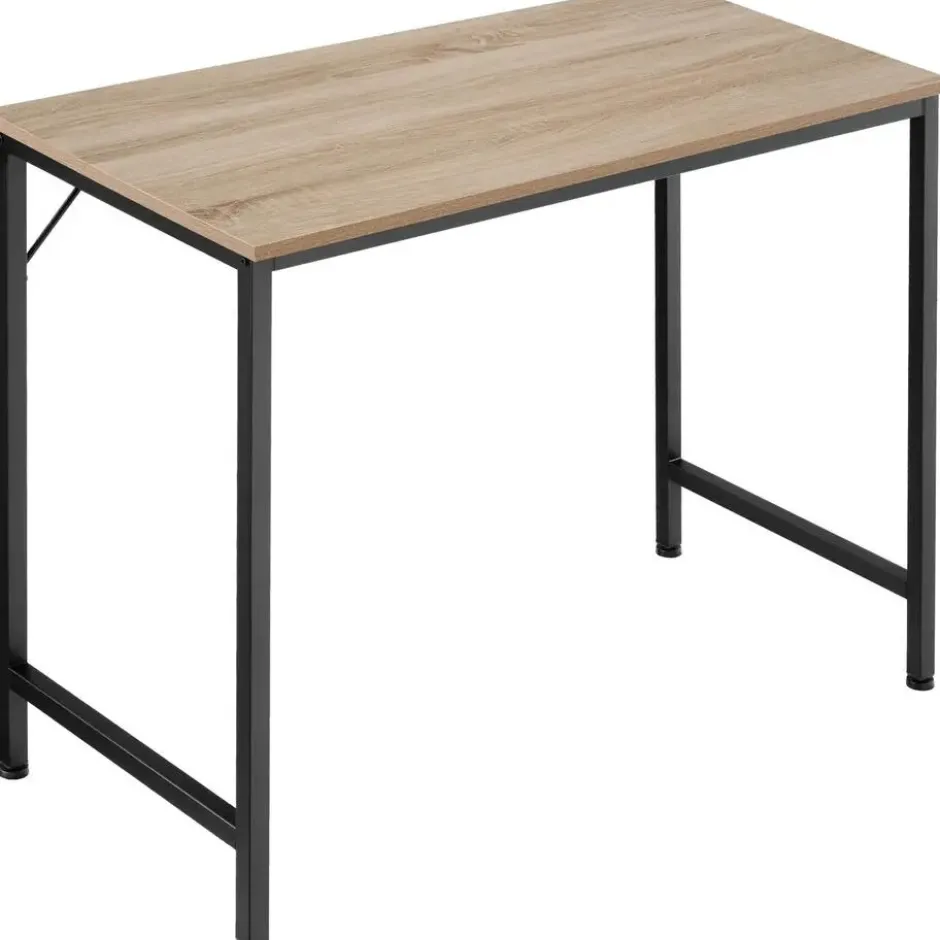 tectake Bureau Jenkins, Industrieel Licht Hout, Eiken Sonoma