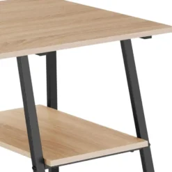 tectake Bureau Paisley 120x50x73,5cm, Industrieel Licht Hout, Eiken Sonoma
