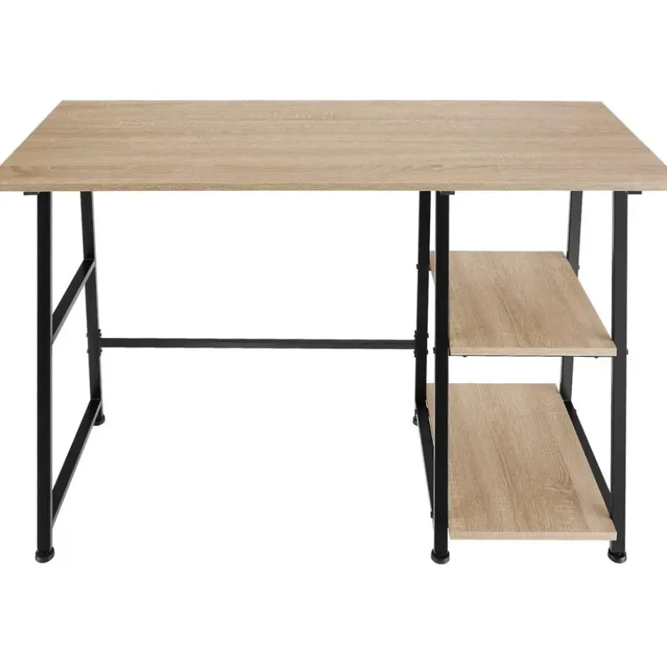 tectake Bureau Paisley 120x50x73,5cm, Industrieel Licht Hout, Eiken Sonoma