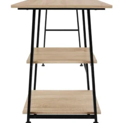 tectake Bureau Paisley 120x50x73,5cm, Industrieel Licht Hout, Eiken Sonoma