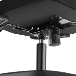 tectake Bureaustoel Arges ergonomisch met verstelbare hoofdsteun, Zwart