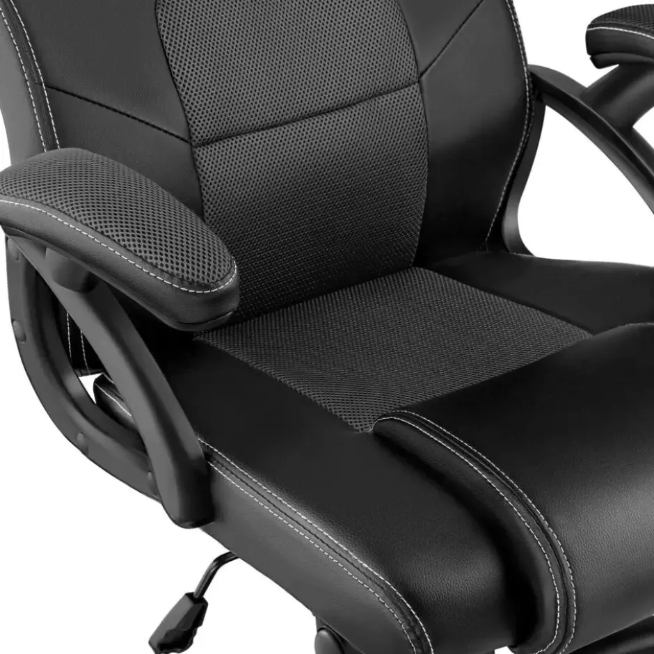 tectake Bureaustoel Mike, Zwart