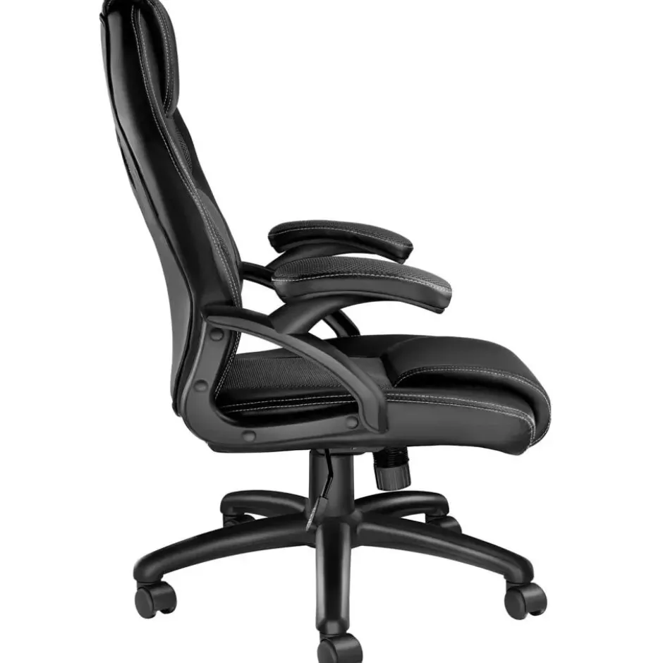 tectake Bureaustoel Mike, Zwart