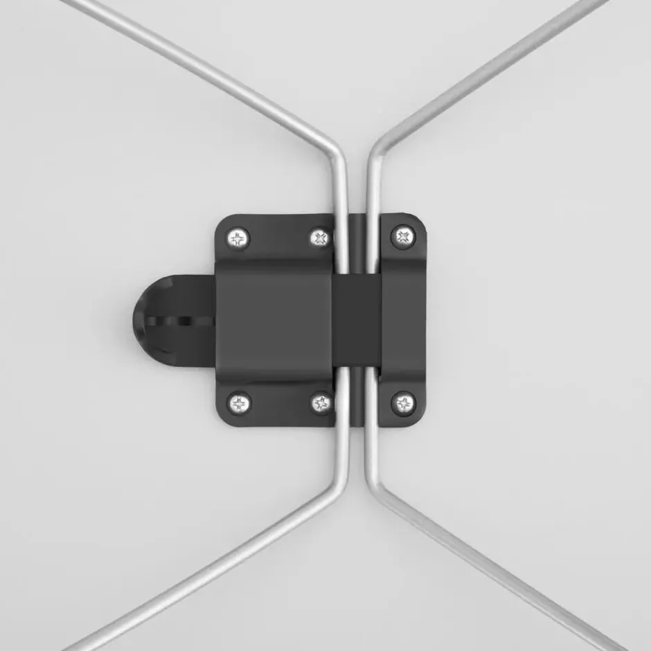 tectake - Campingtafel inklapbaar en in hoogte verstelbaar 80x60x68cm, Grijs