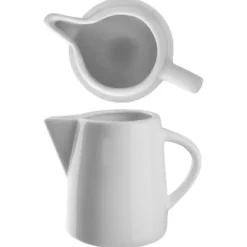 tectake Combi servies Salerno, porselein, voor 12 personen, 100-delig, Wit