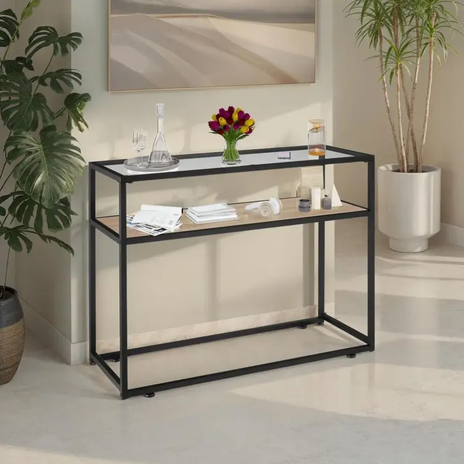 tectake Consoletafel Kilkenny 100x41x80,5cm