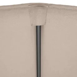 tectake Dubbele Parasol Silia 460x270 cm met 3 windvakken, Beige