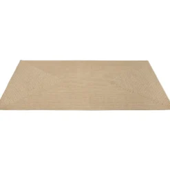 tectake® Gevlochten vloerkleed Vibe van jute, boho-stijl 120 x 170 cm
