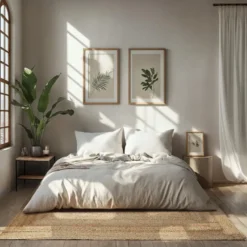 tectake® Handgeweven vloerkleed Glim van jute, boho-stijl 160 x 230 cm