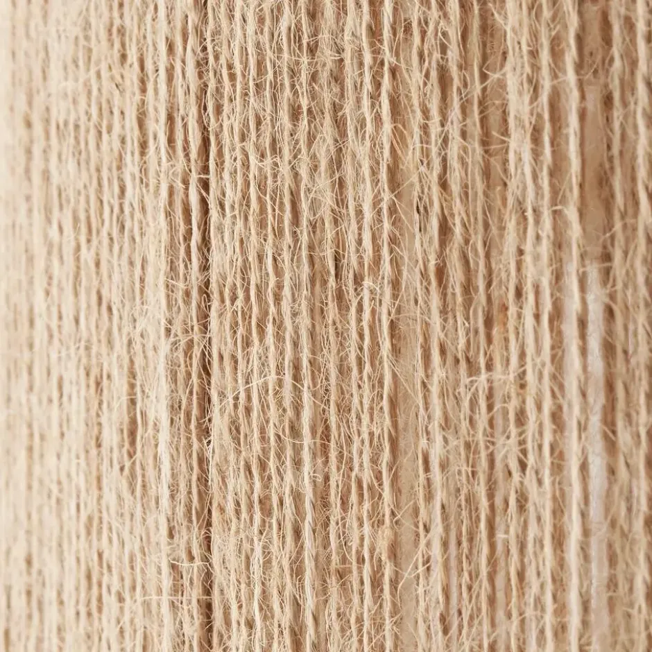 tectake Hanglamp Lignea Lux van jute in boho-stijl, 40W, Natuur