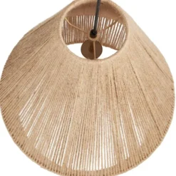 tectake Hanglamp Suri van jute in boho-stijl, 40W, Natuur