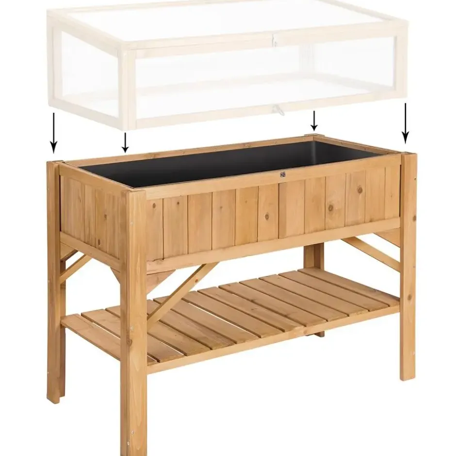 tectake Hangmat XXL, Wit, Houten Onderstel, 2 Personen, 200 kg Draagkracht