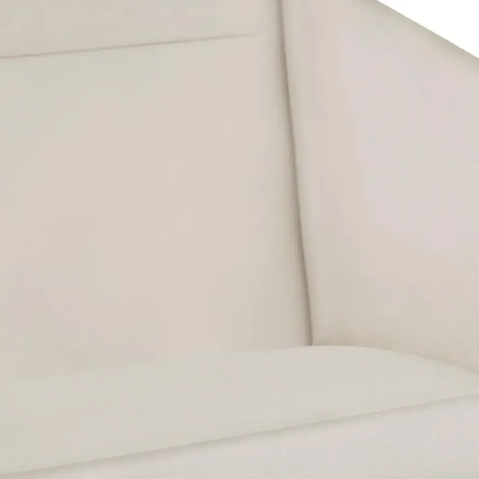 tectake Hangstoel Beige - Superzacht Groot Kussen - Stabiel Stalen Frame