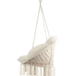 tectake Hangstoel Samira, Beige