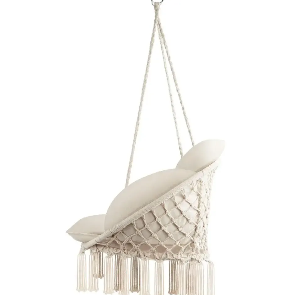 tectake Hangstoel Samira, Beige