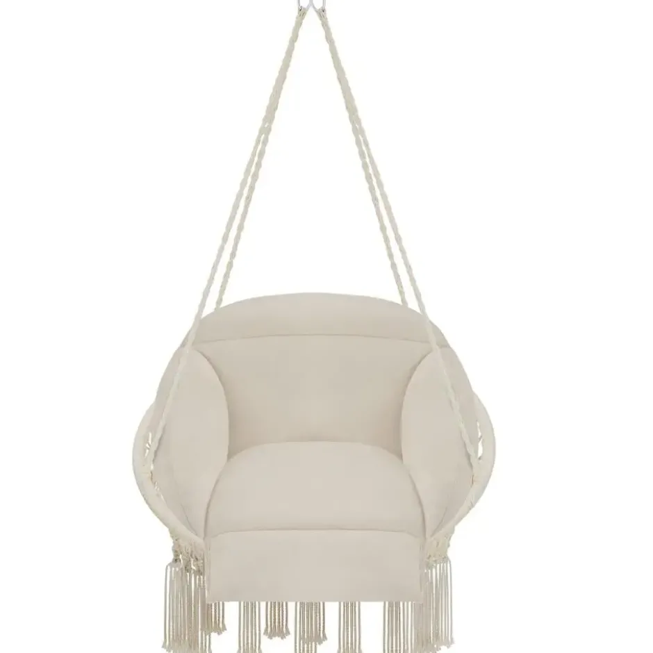 tectake Hangstoel Samira, Beige