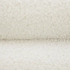 tectake Hocker Altu XL, gestoffeerd, opbergruimte, Bouclé Crèmewit