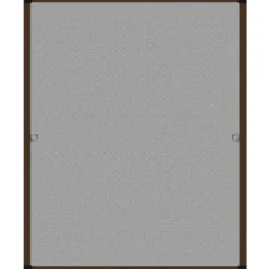 tectake Hor met aluminiumframe voor ramen - 100 x 120 cm - Bruin