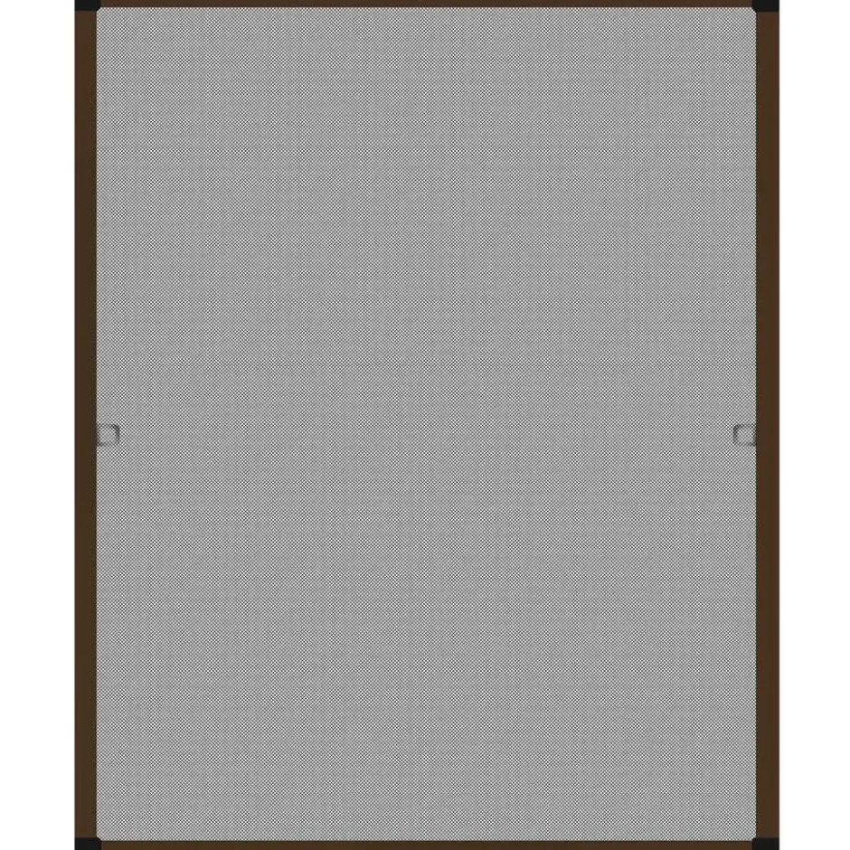 tectake Hor met aluminiumframe voor ramen - 100 x 120 cm - Bruin