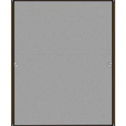 tectake Hor met aluminiumframe voor ramen - 100 x 120 cm - Bruin