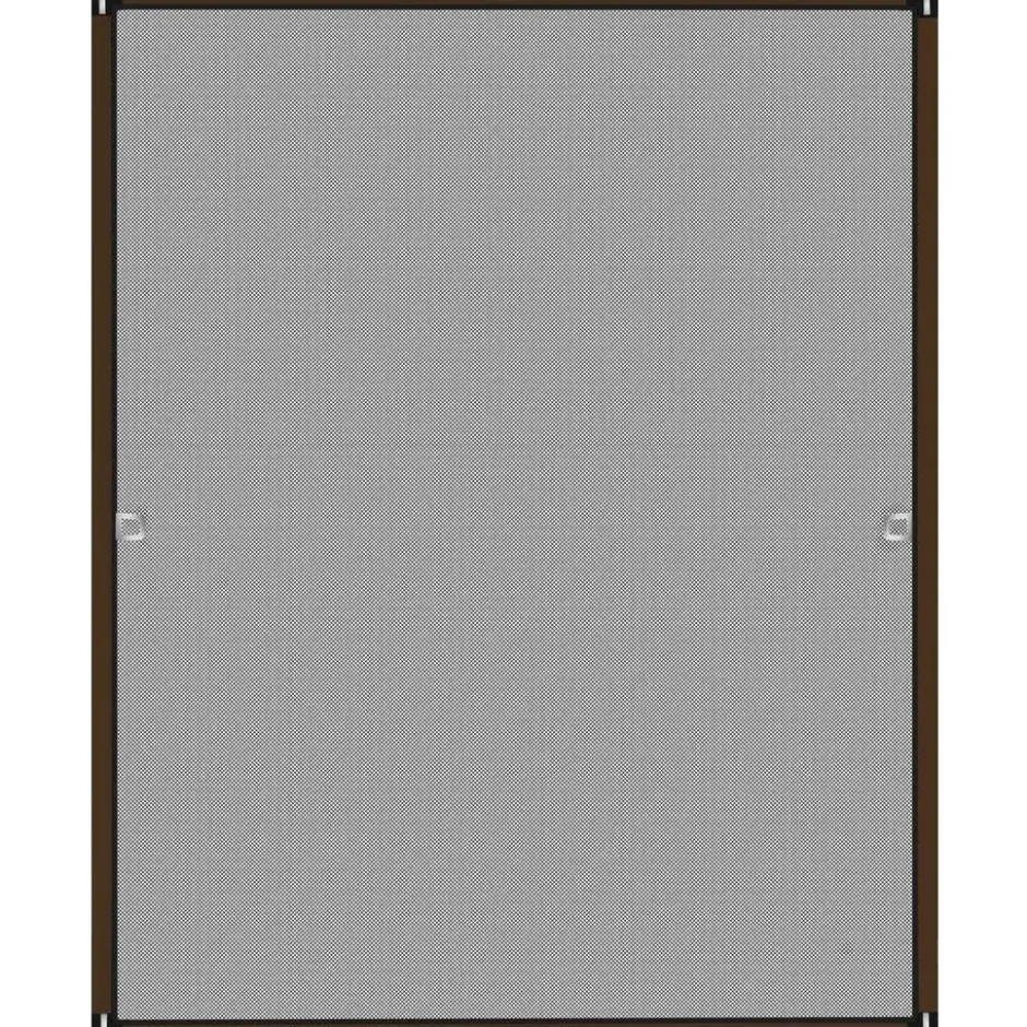 tectake Hor met aluminiumframe voor ramen - 100 x 120 cm - Bruin