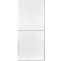 tectake Hor met aluminium frame voor deuren 210 x 95 cm - - Wit
