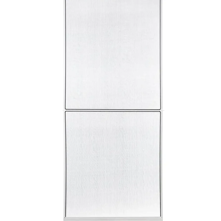 tectake Hor met aluminium frame voor deuren 210 x 95 cm - - Wit