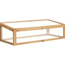 tectake Houten kweekbak voor hoge plantenbak 115x53x34cm, Bruin