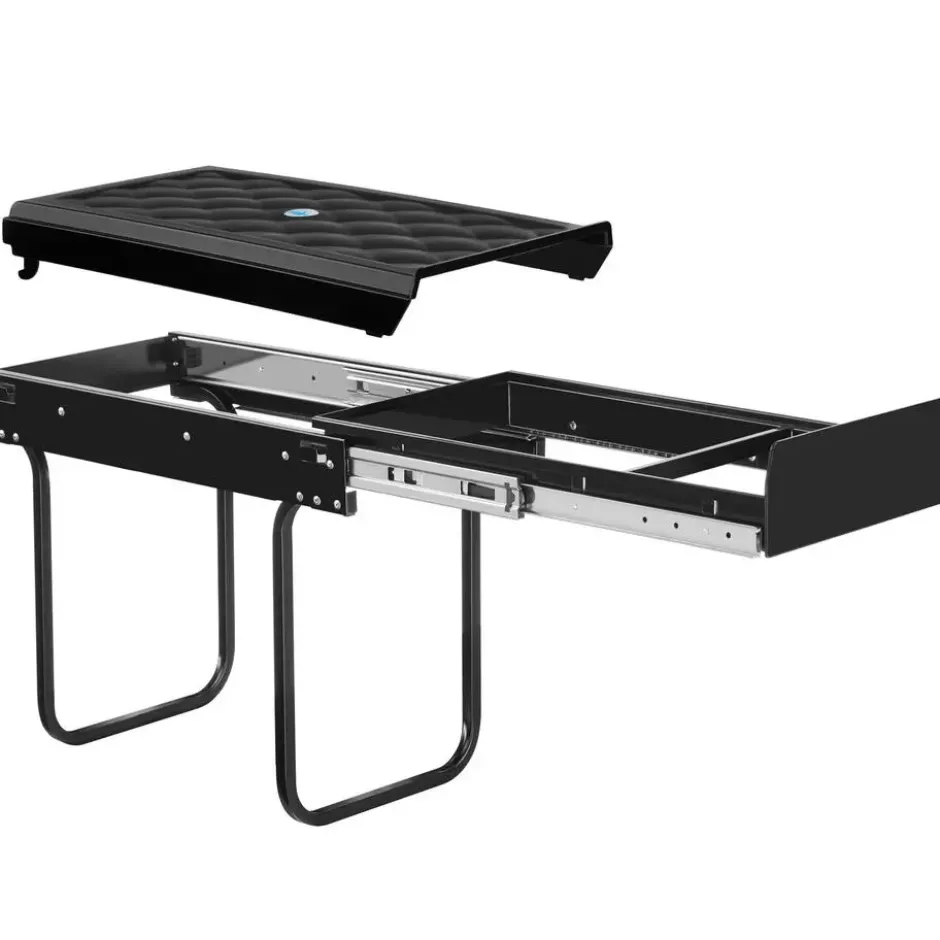 tectake Inbouw prullenbak Ashlyn, 3-voudige scheiding, 30L, telescooprails