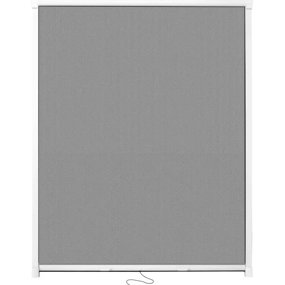 tectake Insectenwerend rolgordijn - 110 x 160 cm - Wit