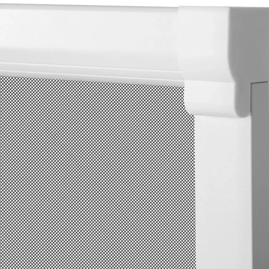 tectake Insectenwerend rolgordijn - 90 x 160 cm - Wit