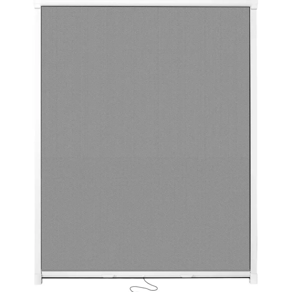 tectake Insectenwerend rolgordijn - 90 x 160 cm - Wit