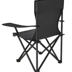 tectake Kampeerstoelen Gil - Set van 4 - Zwart