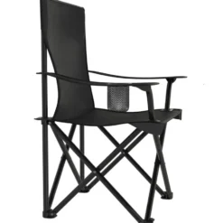 tectake Kampeerstoelen Gil - Set van 2 - Zwart