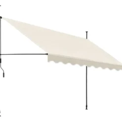 tectake Klemluifel met zwengel, in hoogte verstelbaar, Beige