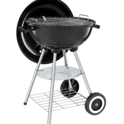 tectake Kogelbarbecue - Stalen Frame - Wielen - Met Asbak - 51,5x44,5cm
